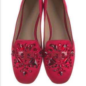 Tory Burch Crystal Embellishment Flats